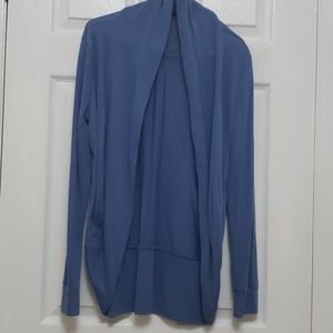 Blue cardigan